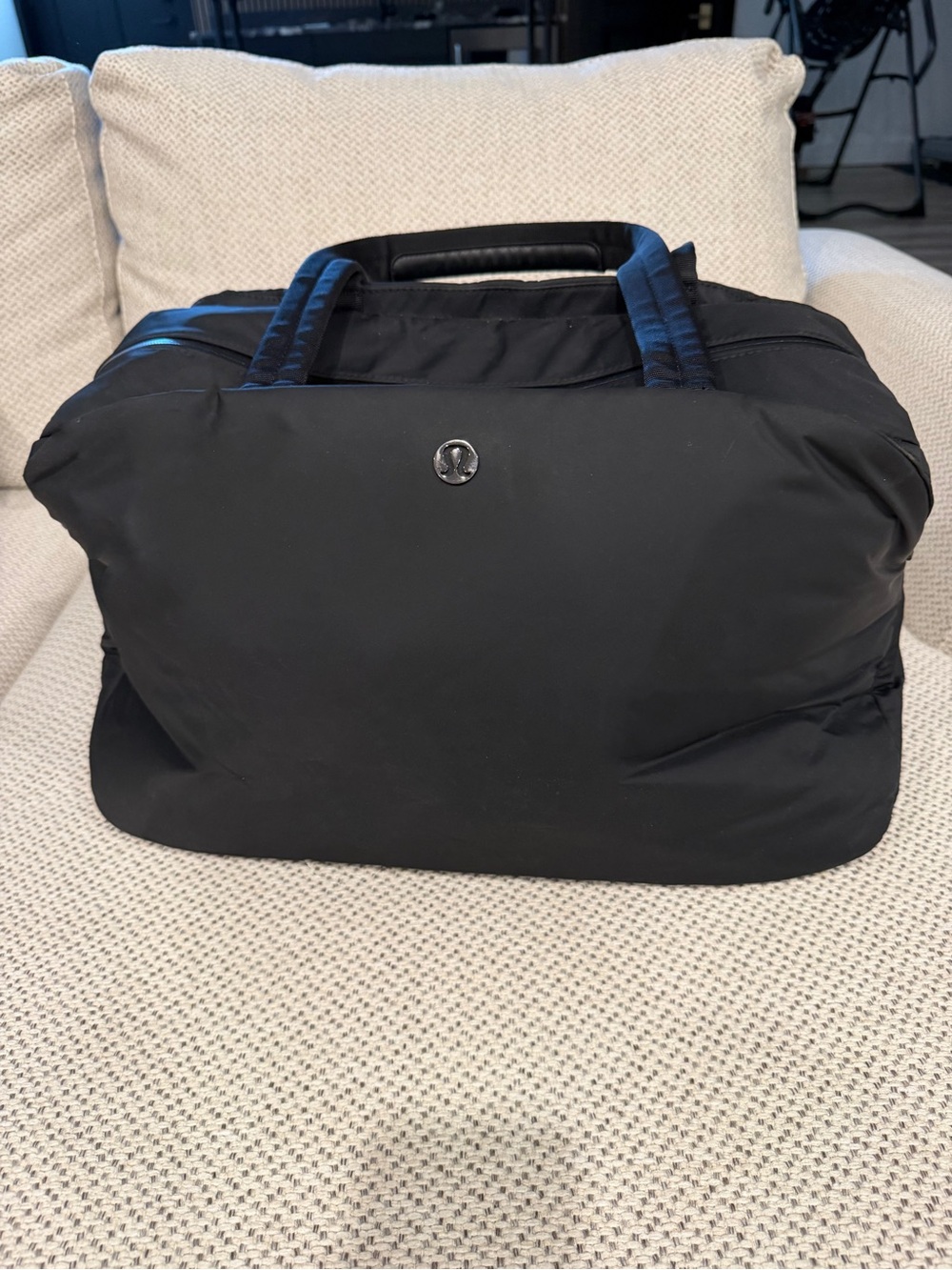 lululemon athletica Black Carryall Duffel Bag